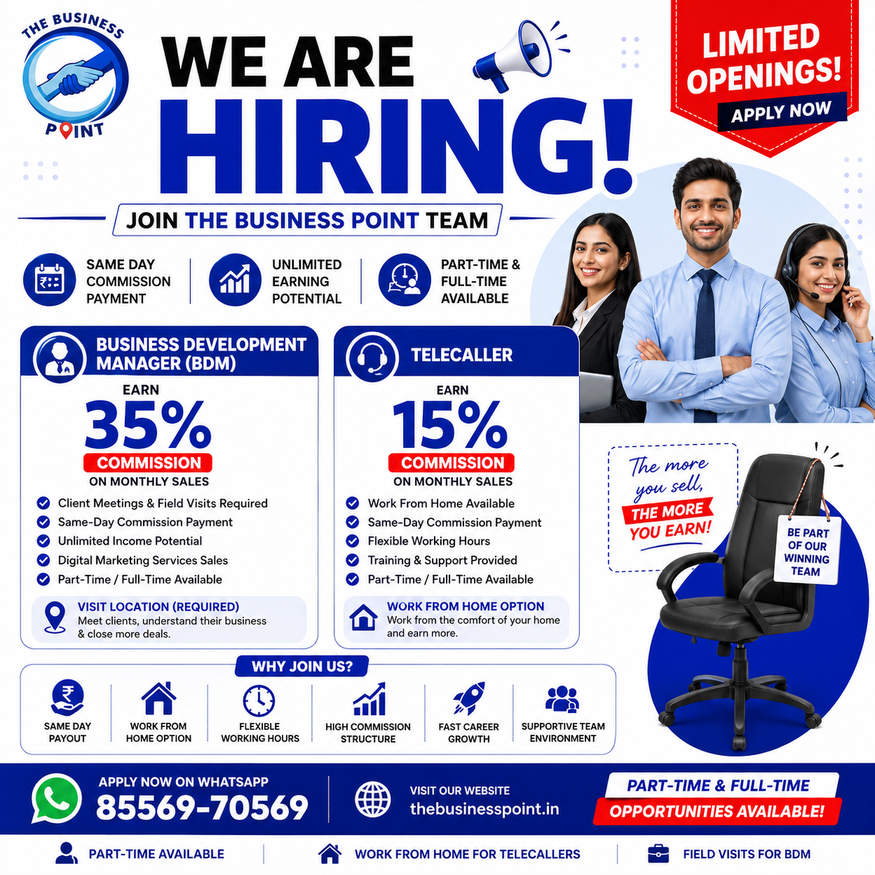 We're Hiring: Join The Business Point Team
